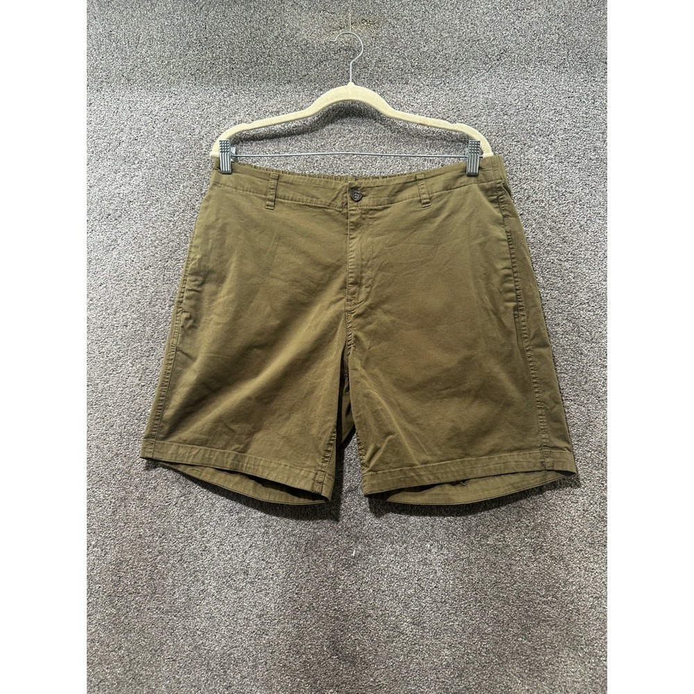 Bonobos Mens Olive Green Chino Shorts Size L 7 Inch Inseam